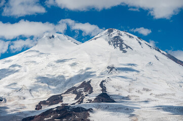 Snowy Peak Mount Elbrus Spring