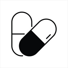 Capsule vector icon