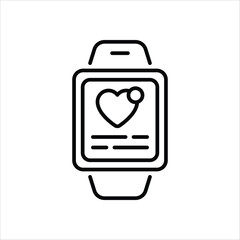 Smartwatch vector icon