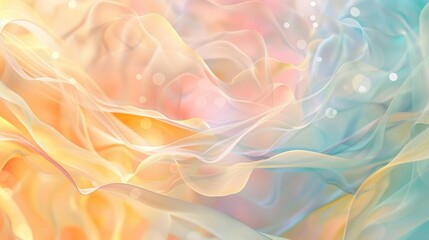 Obraz premium Captivating abstract with light yellow pale blue and rose gradient transitions wallpaper