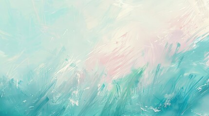 Obraz premium Abstract background with pastel blue pink and green light sparkles wallpaper