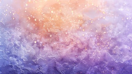 Obraz premium Abstract in lavender white and amber tones wallpaper