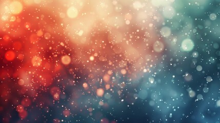 Obraz premium Dynamic abstract featuring green red and blue tones wallpaper