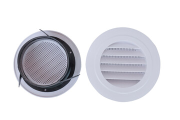 Small plastic Ceiling Ventilation. Modern Interior Air Vent.