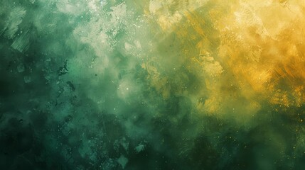 Spruce green rich gold and warm cocoa watercolors wallpaper