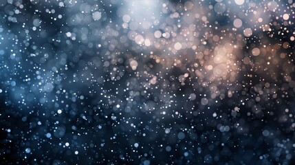 Obraz premium Captivating bg: deep navy soft blush frosty silver. Gradient blends light sparkles wallpaper