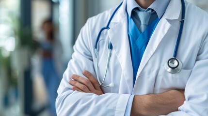 Doctor person in clinic. Generated by AI