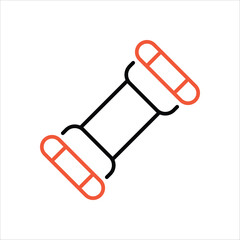 Resistance Band vector icon