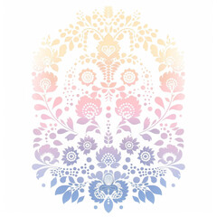 PNG Transparent of Intricate beautiful flower artwork