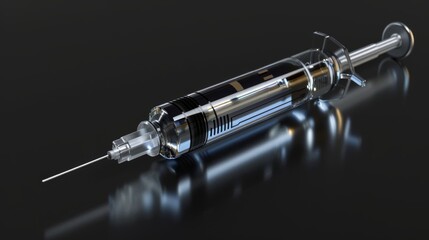 Syringe medical object generated by AI