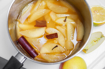 Birnen Apfel Kompott Birnenkompott Apfelkompott 