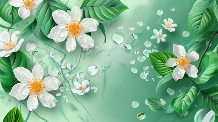 Obraz premium Spring template