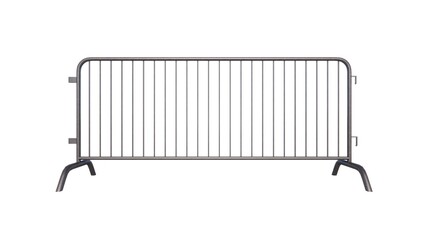 Barrier illustration of 3d model rendering