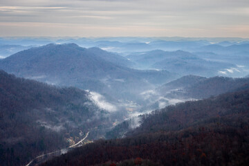 Morning in Appalachian Mountains