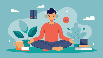 The man learns to listen to his body and prioritize rest and recovery rather than constantly pushing himself to the brink of exhaustion.. Vector illustration