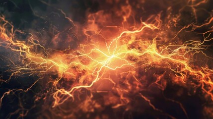 Electicity background illustration generated by ai