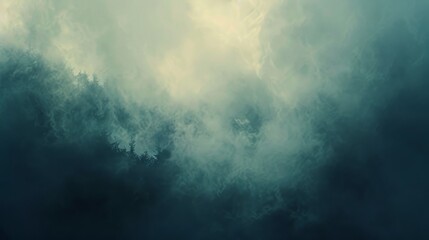 Fototapeta premium Fog naturre background illustration genegated by ai