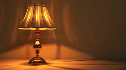 Lamp object illustration generated by ai
