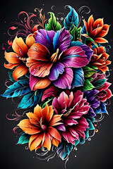 abstract floral background
