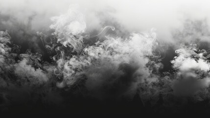 Smoke fog abstract background illustration generated by AI