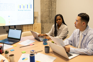 Diverse Team Collaboration in Coworking Space