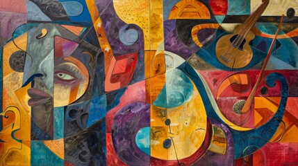 Abstract background llustration generated by ai