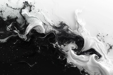 Obraz premium abstract black and white background, copy space