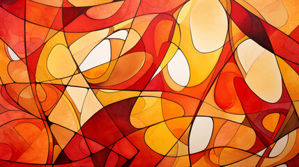 Abstract Image, Intertwined Organic Lines and Shapes, Pattern Style Texture, Wallpaper, Background, Cell Phone and Smartphone Cover, Computer Screen, Cell Phone and Smartphone Screen, 16:9 Format PNG