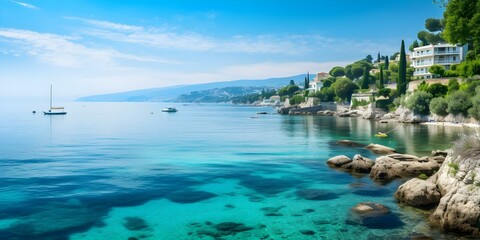 Exploring the Popular Travel Destination of Opatija Riviera in Croatia's Kvarner Region. Concept Travel Destinations, Opatija Riviera, Croatia, Kvarner Region, Explore Opatija