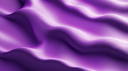 Obraz premium Silken Waves Bright Purple Gradient 3D Texture