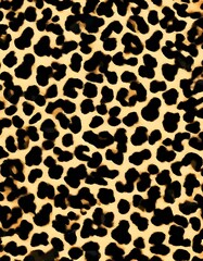 leopard print leather texture vector pattern
