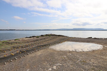 Le port, village de Bages, département de l'Aude, France