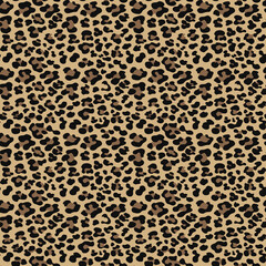 
leopard print vector seamless background leather texture, stylish modern design for textiles