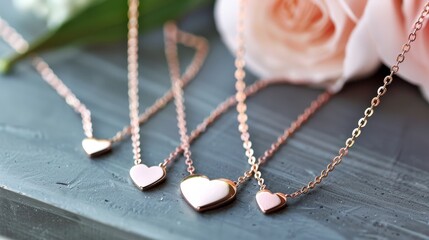 Elegant personalized name necklaces with a variety of delicate chain designs for customization