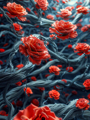 Roses, print wallpaper designs, covers, wall art, greeting cards, wedding cards, invitations