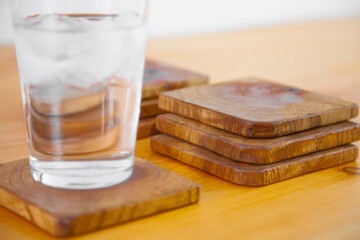 Porta Vasos de Madera
