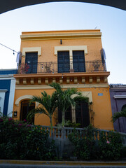 Fototapeta premium Colorful Buildings in Centro Historico Mazatlan