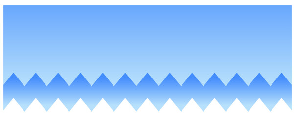 Blue gradient shapes for paper corners. Vector illustration.