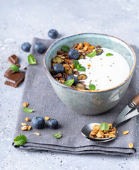 Healthy breakfast bowl