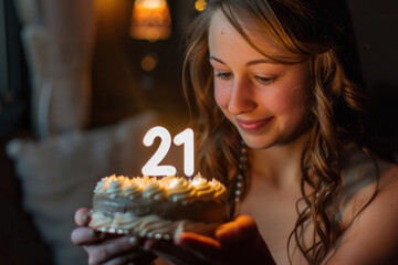 Celebrating 21st Birthday with Joy - Powered by Adobe