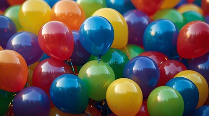 colorful balloons background
