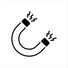 Magnet Icon editable stock vector icon