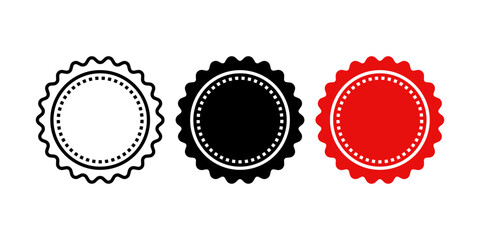 Stamp icon set. for mobile concept and web design. vector illustration