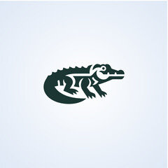 vector icon crocodile logo design
