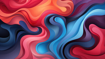 red and blue abstract background illustration