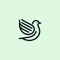 vector icon bird logo design