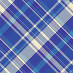 Pattern plaid texture of check seamless vector with a tartan background textile fabric.
