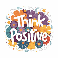 Obraz premium think positive