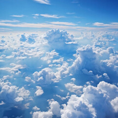 Fototapeta premium blue sky with clouds