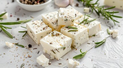 Greek feta cheese, perfect for salads.


